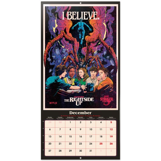 CALENDIER 2027 30X30 STRANGER THINGS