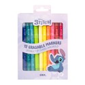 SET DE 12 FEUTRES EFFAÇABLES DISNEY STITCH
