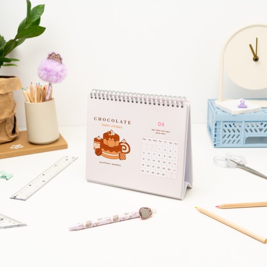 CALENDRIER DE BUREAU 2027 PUSHEEN