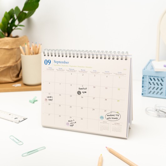 CALENDRIER DE BUREAU 2027 LE PETIT PRINCE
