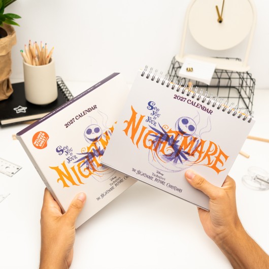 CALENDRIER DE BUREAU 2027 DISNEY L'ETRANGE NOEL DE MR JACK