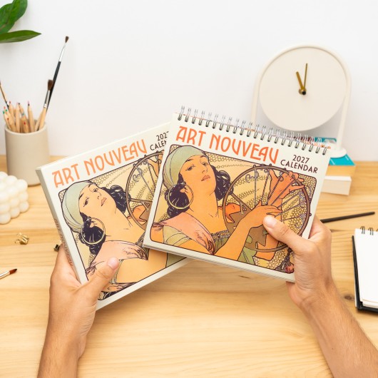CALENDRIER DE BUREAU 2027 ART NOUVEAU