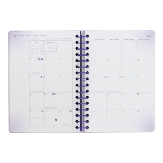 AGENDA ANNUEL 2027 AGENDA SEMAINIER A5 ASTRAL