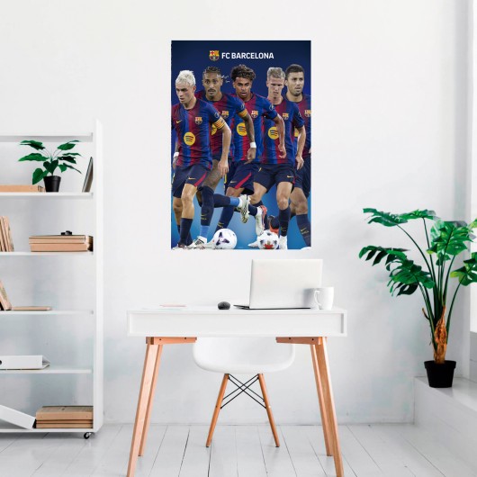 POSTER FC BARCELONE GRUPO