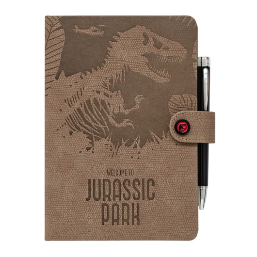 CUADERNO PREMIUM A5 CON BOLIGRAFO PROYECTOR JURASSIC PARK