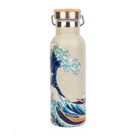 BOTELLA METALICA CON ASA HOKUSAI KOKONOTE