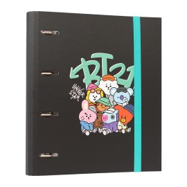 CARPETA 4 ANILLAS PREMIUM BT21 STREET MOOD