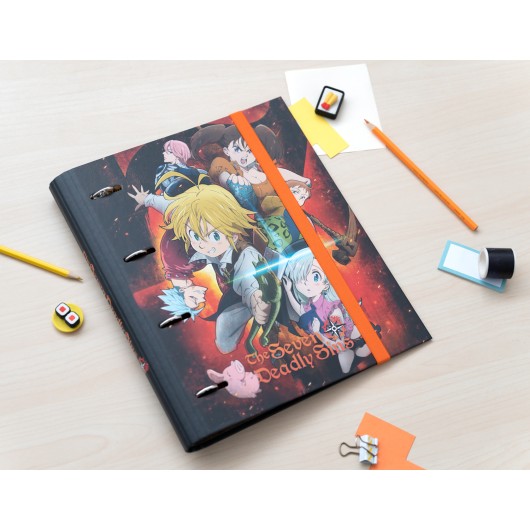 CARPETA 4 ANILLAS PREMIUM THE SEVEN DEADLY SINS