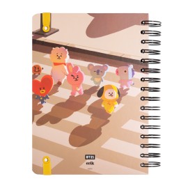 CUADERNO TAPA FORRADA A5 BT21 2