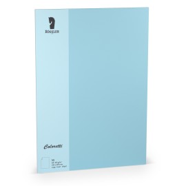 TARJETA A4 COLORETTI 10 UNIDADES AZUL CIELO
