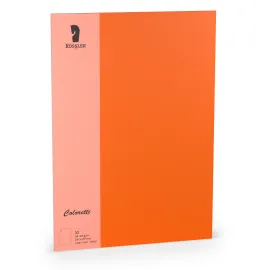 TARJETA A4 COLORETTI 10 UNIDADES NARANJA
