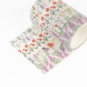 SET 4 WASHI TAPE BOTANICAL WILD FLOWERS KOKONOTE
