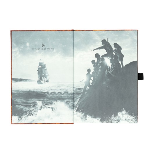 CUADERNO PREMIUM A5 CON BOLIGRAFO PROYECTOR THE GOONIES MAPA DEL TESORO