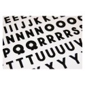 PEGATINAS CLASSY LETRAS Y NUMEROS NEGRO