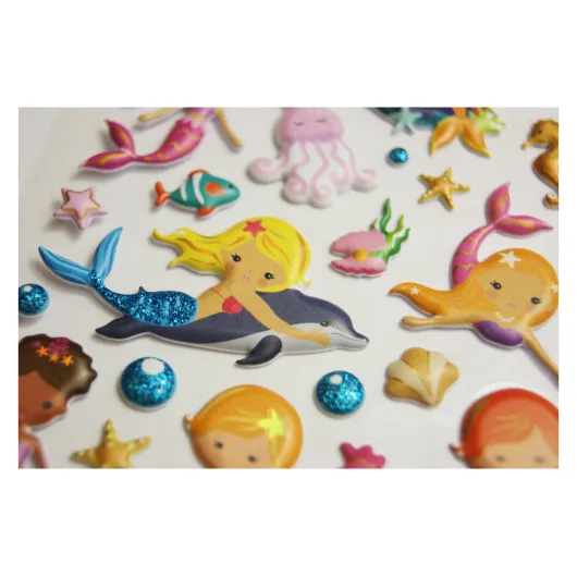 PEGATINAS TWEENY FOAMY SIRENAS
