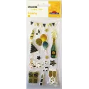 PEGATINAS SCENY SCRAP & DECO CELEBRACION GLITTER