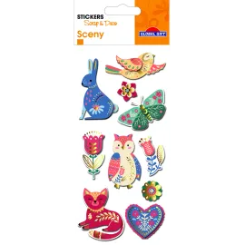 PEGATINAS SCENY SCRAP & DECO ANIMALES