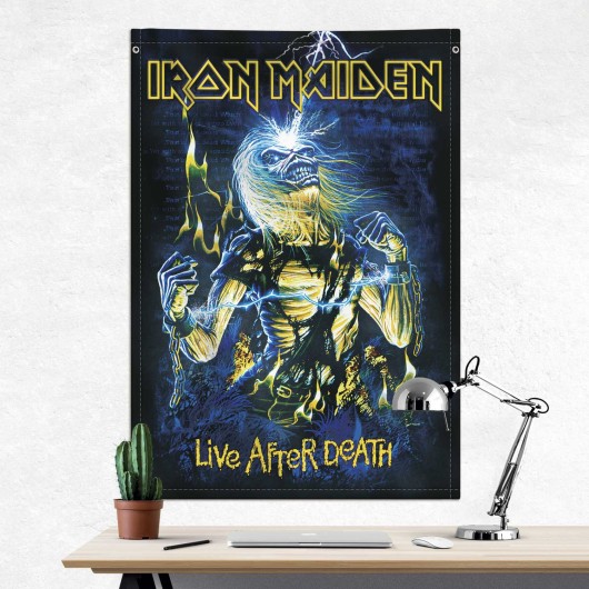 BANDEROLA DECORATIVA IRON MAIDEN