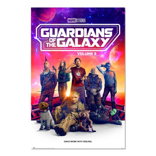 POSTER MARVEL GUARDIANES DE LA GALAXIA VOL 3 - ONCE MORE WITH FEELING