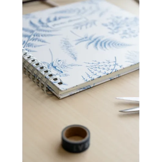 SCRAPBOOK ALBUM FOTO 26X26 CM 40 PAGINAS BLUE NATURE