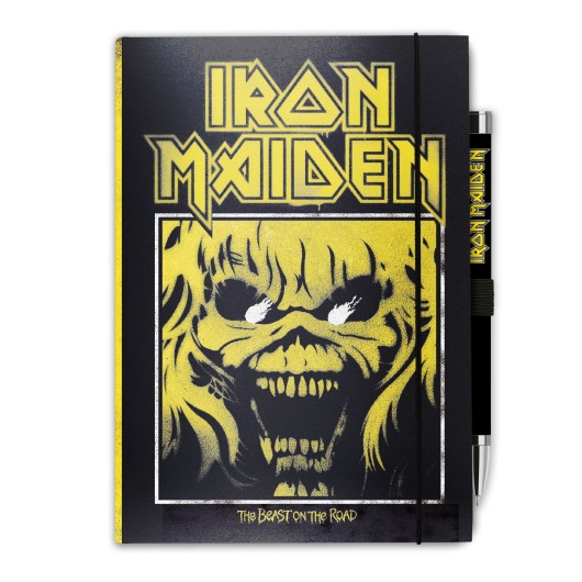 QUADERNO PREMIUM A5 CON PENNA PROIETTORE IRON MAIDEN