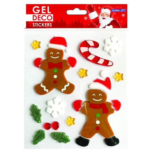ADESIVI GEL DECO NATALE BISCOTTI