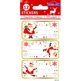 ETICHETTA NATALE BABBO NATALE