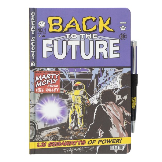 QUADERNO PREMIUM A5 CON PENNA BACK TO THE FUTURE