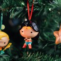 SET DE 3 ADORNOS DE NAVIDAD DC COMICS-SUPERMAN, WONDER WOMAN Y AQUAMAN