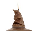 SET 3 DECORAZIONI DI NATALE HARRY POTTER-CAPPELLO PARLANTE, BINARIO 9 3/4 E HEDWIG
