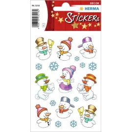 ADESIVI DECOR PUPAZZO DI NEVE