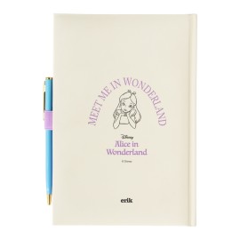 QUADERNO PREMIUM A5 CON PENNA DISNEY ALICE NEL PAESE DELLE MERAVIGLIE 2