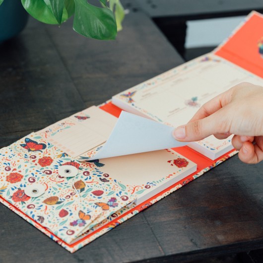 PLANNER SETTIMANALE CON NOTE ADESIVE FRIDA KAHLO VIVA LA VIDA