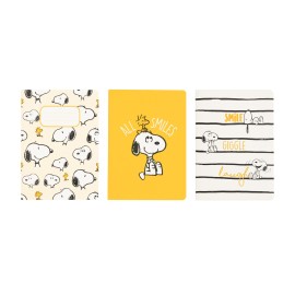 PACK 3 QUADERNI A6 SNOOPY LAZY DAYS 2