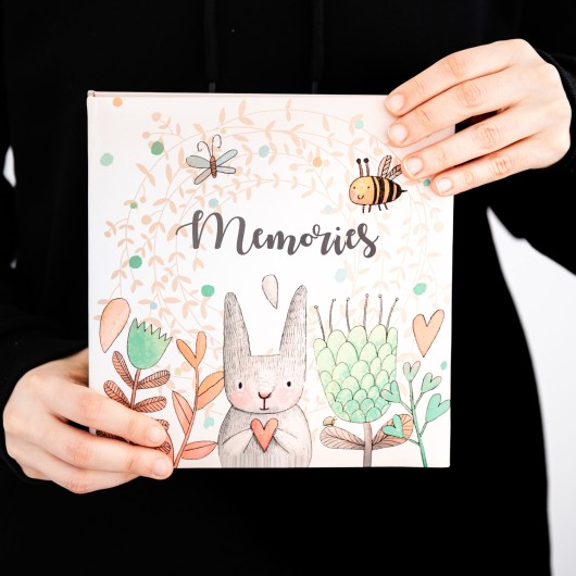ALBUM FOTO 200 TASCHE 10X15CM CUTE RABBIT