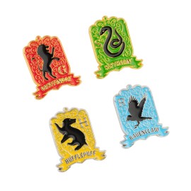 SET DI 4 SPILLETTE HARRY POTTER - CASATE DI HOGWARTS
