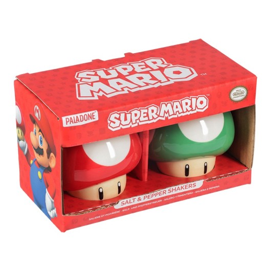 PORTA SALE E PEPE NINTENDO SUPER MARIO FUNGHI