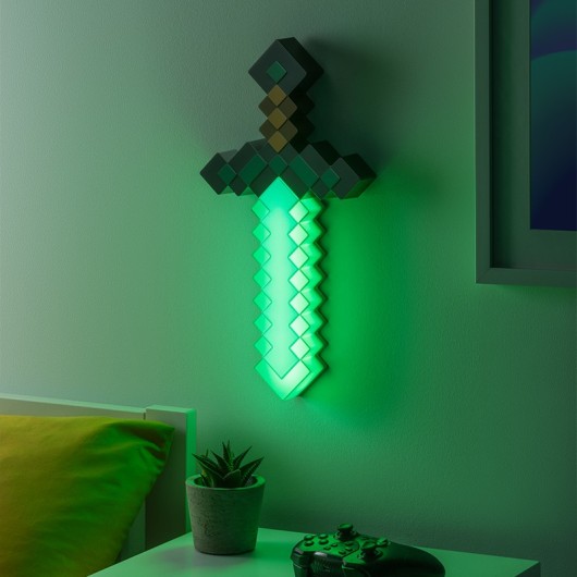 LAMPADA MINECRAFT SPADA DI DIAMANTE