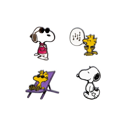SET DE 4 PIN BADGE SNOOPY