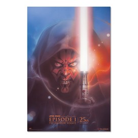 POSTER STAR WARS EPISODIO 1 LA MINACCIA FANTASMA 25 ANIVERSARIO