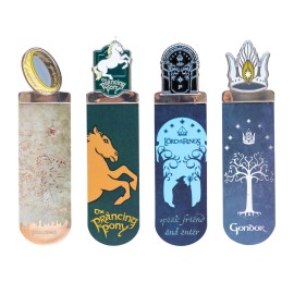 Set 4 Marcapáginas El Señor de los Anillos | Licencia Oficial | Erik