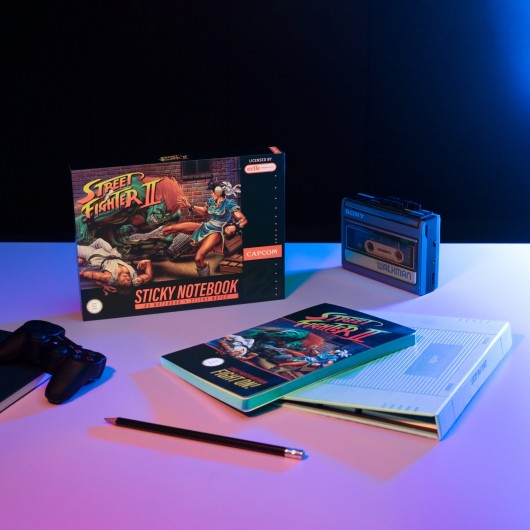 QUADERNO PREMIUM A5 CON STICKERS E CUSTODIA STREET FIGHTER