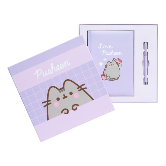 SET QUADERNO PREMIUM A5 CON PENNA PUSHEEN MOMENTS