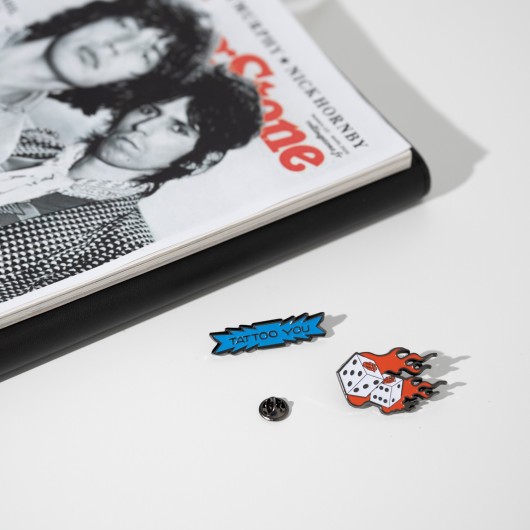 SET DE 4 PIN BADGE THE ROLLING STONES