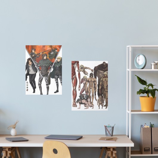 SET MINIPOSTER ATTACK ON TITAN