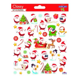 ADESIVI CLASSY NATALE BABBO NATALE