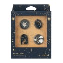 SET DE 4 PIN BADGE ASTRAL