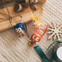 SET DE 3 ADORNOS DE NAVIDAD SONIC