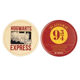SET 2 POGGIABICCHIERI HARRY POTTER BINARIO 9 3/4