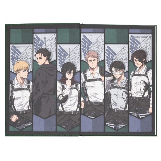 QUADERNO PREMIUM A5 ATTACK ON TITAN